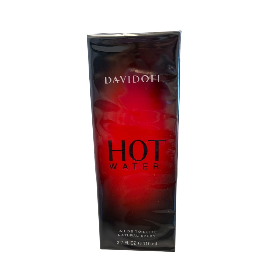 NWT DAVIDOFF Hot Water Eau de Toilette – Ambery Men's Cologne 3.7 Oz